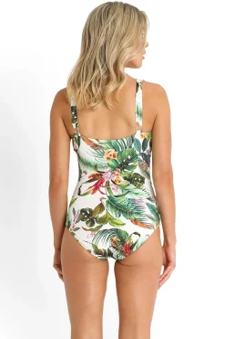 Meka DD/E Mesh Frill One Piece