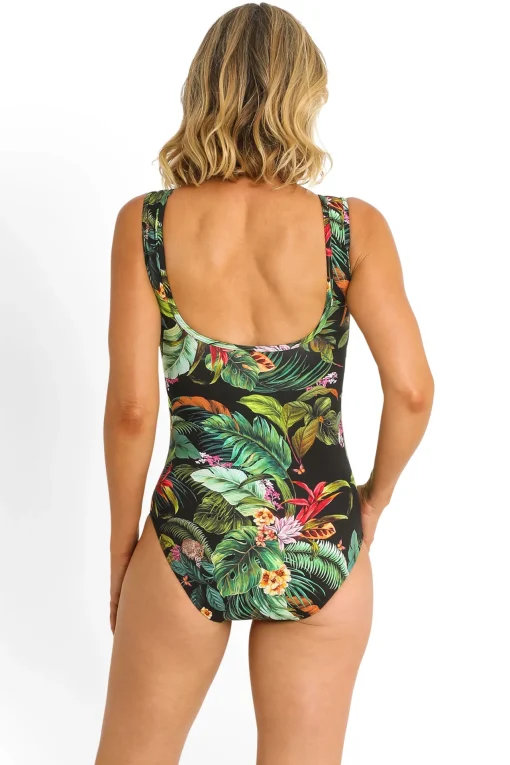 Meka Mesh High Neck Mastectomy One Piece