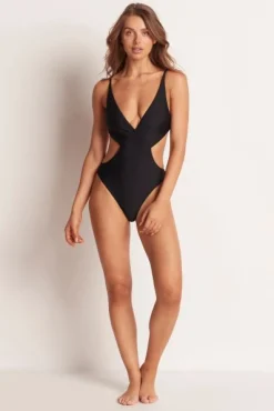 ML Cut Out Plunge One Piece