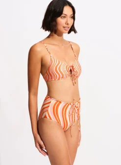 Mod Squad Drawstring Keyhole Bralette