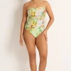 Olympia Spliced Bandeau One Piece