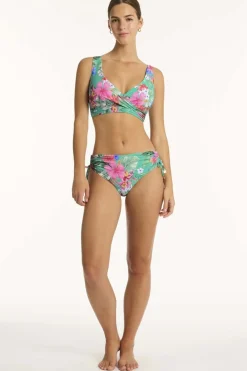 Pacifico Cross Front Multifit Bra Top