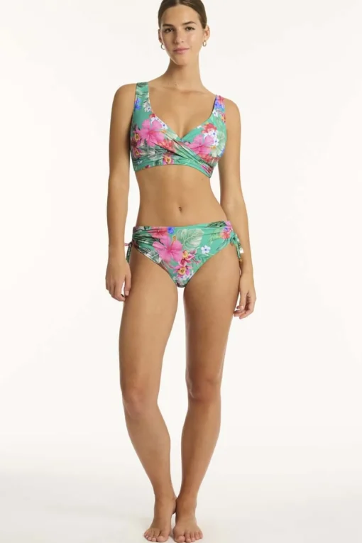 Pacifico Cross Front Multifit Bra Top