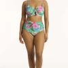 Pacifico High Waist Gathered Side Pant