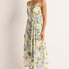 Posie Frill Tiered Midi Dress