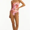 Rosewood Tie Side Bandeau One Piece
