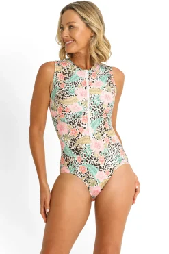 Sabine Active Zip Front Mastectomy One Piece