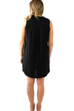 Sally Sleeveless Shirt Dress
