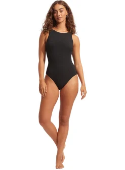 Sea Dive High Neck Maillot