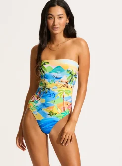 South Pacific Bandeau One Piece