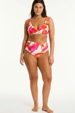 Sublime Cross Front Multifit Bra Top