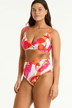 Sublime Cross Front Multifit Bra Top