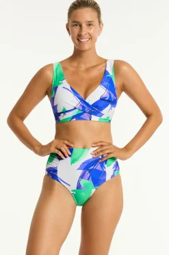 Sublime Cross Front Multifit Bra Top