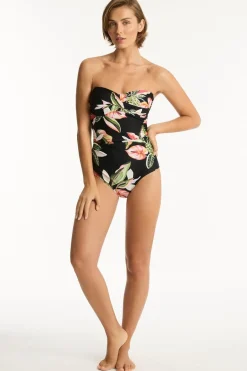 Sundown Twist Bandeau One Piece