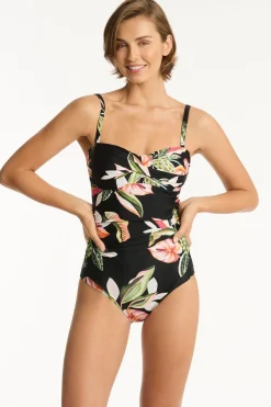 Sundown Twist Bandeau One Piece