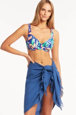 Sunset Frayed Sarong