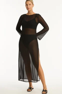 Surf Mesh Long Dress