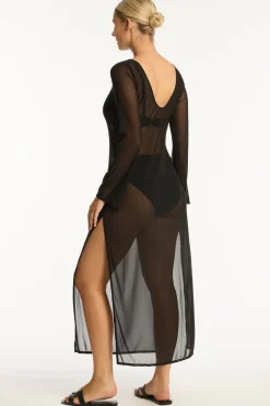 Surf Mesh Long Dress