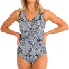 Tunsley DD/E Mesh Frill One Piece