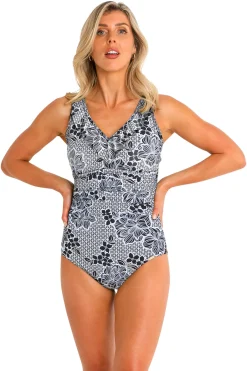 Tunsley DD/E Mesh Frill One Piece